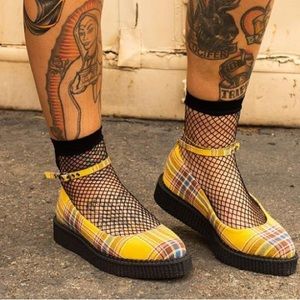 T.U.K Plaid Mary Jane Shoes